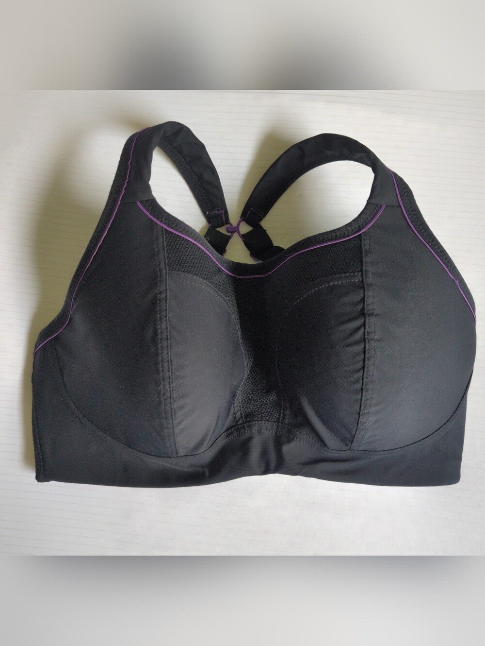 Panache Sport 30E High Impact Wireless Sports Bra Black Purple